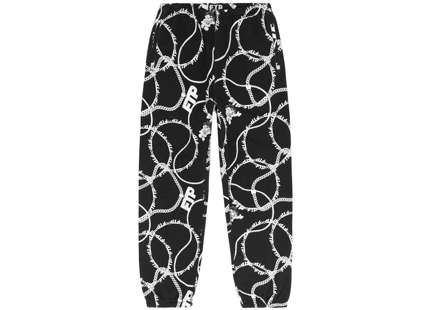 FTP Diamond Chain Sweatpant Black