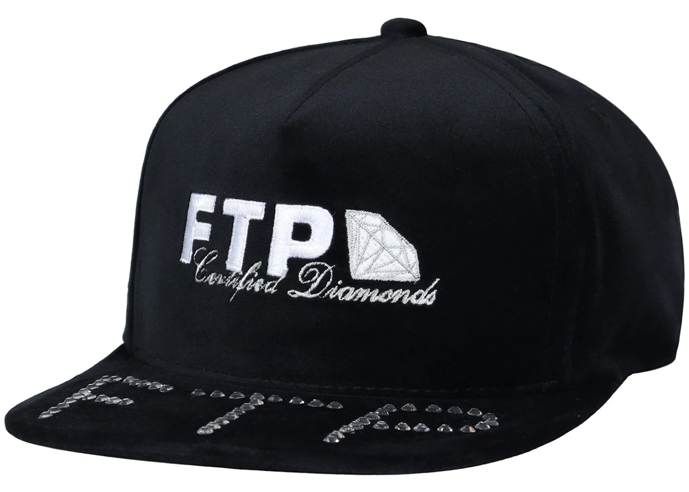 FTP Diamond Dealer 5 Panel Hat Black