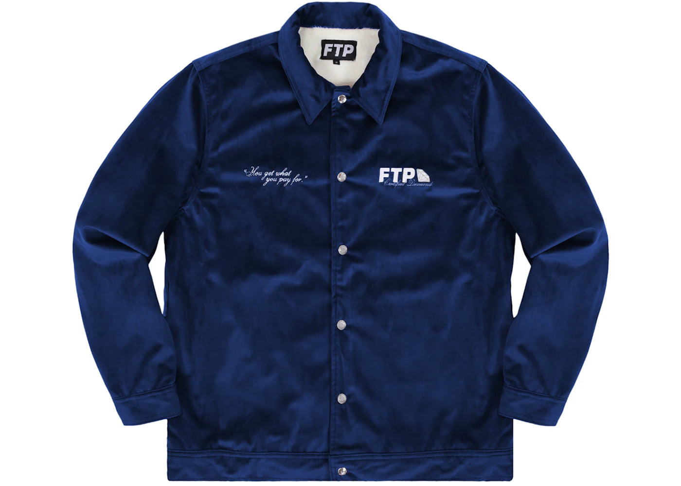 FTP Diamond Dealer Coaches Jacket Royal