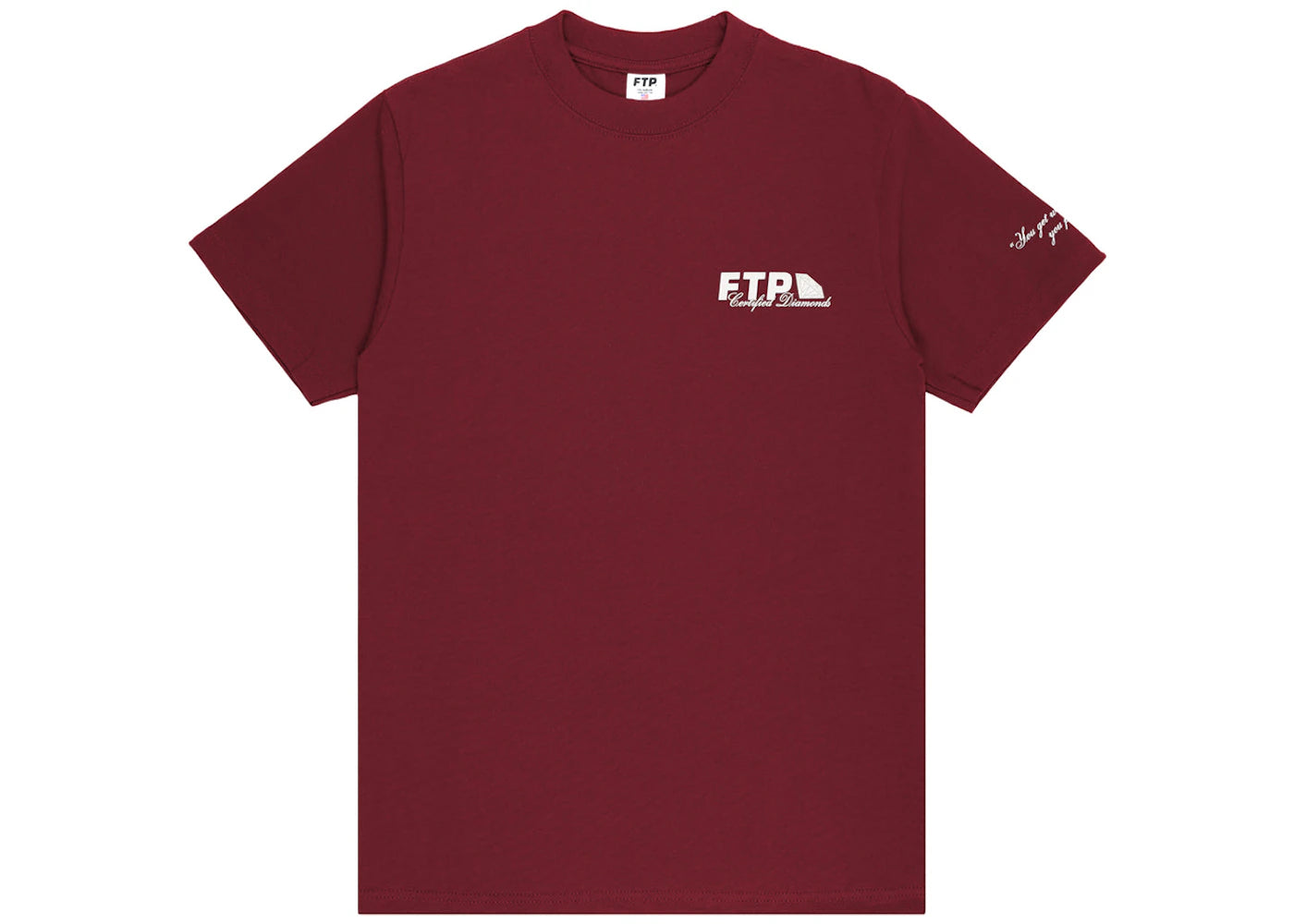 FTP Diamond Dealer Tee Maroon