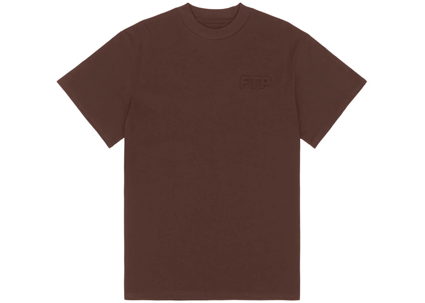 FTP Embossed Logo Tee Brown