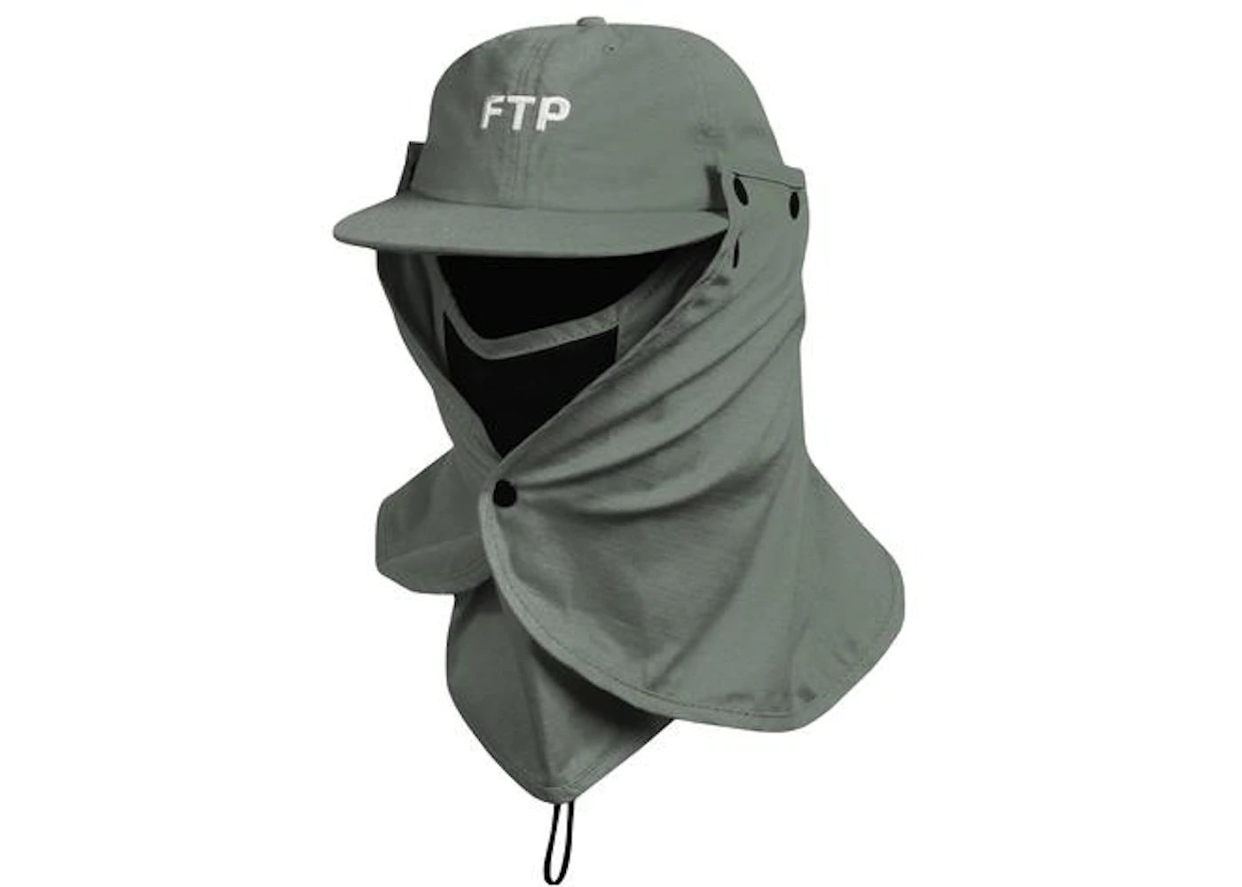 FTP Facemask Logo Hat Olive