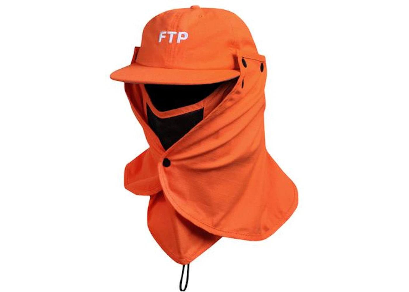 FTP Facemask Logo Hat Orange