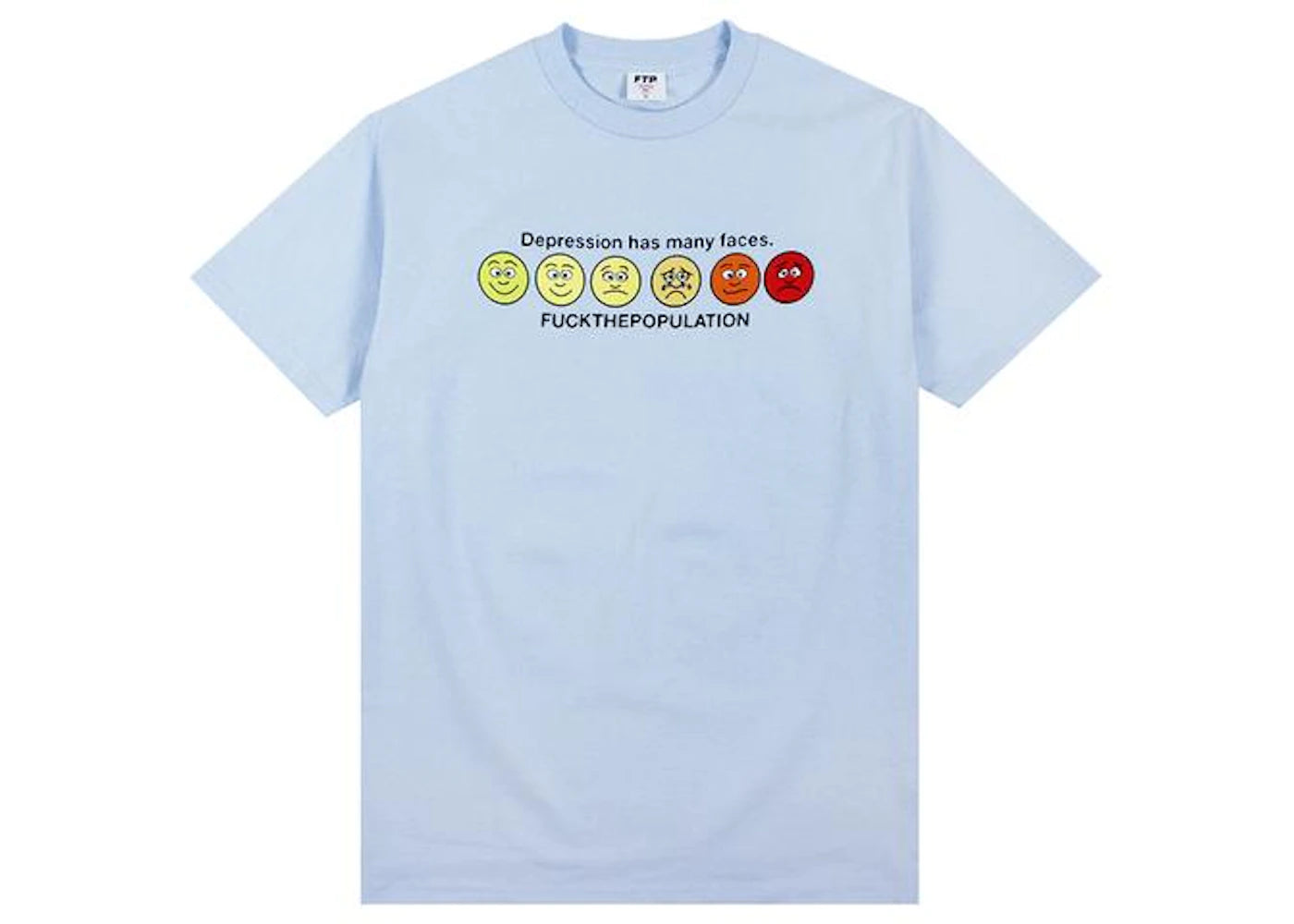 FTP Faces Tee Powder Blue