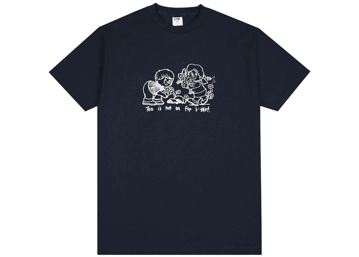 FTP Flowers Tee Navy