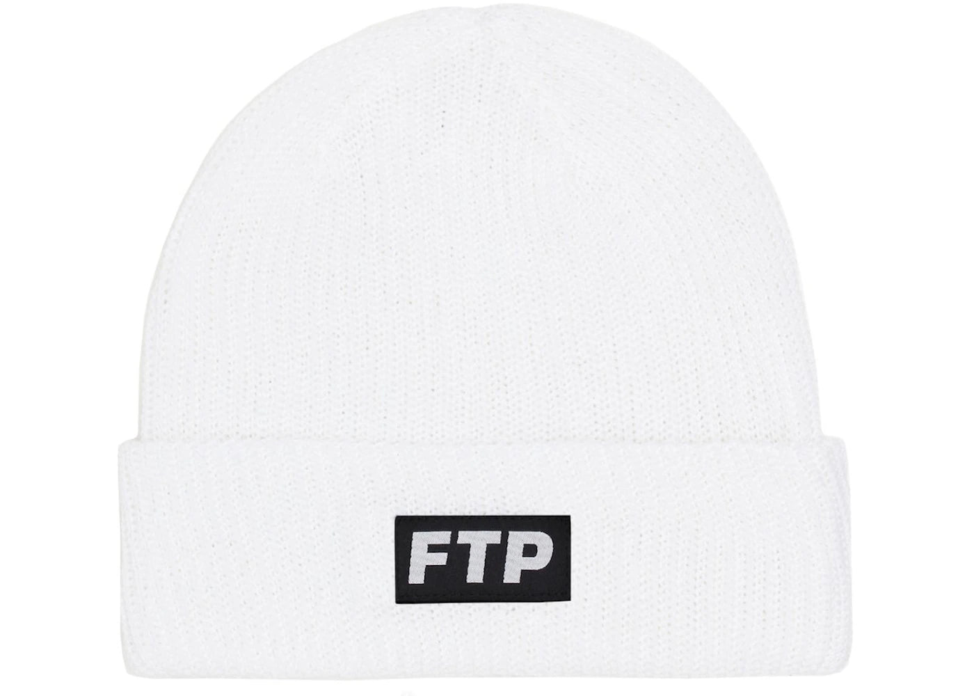 FTP Glow in the Dark Logo Beanie White