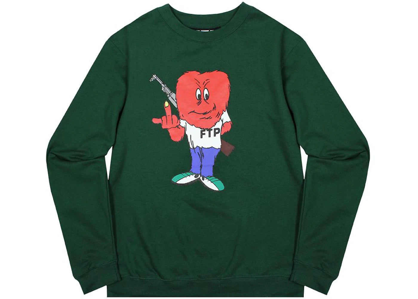 FTP Gossamer Crewneck Dark Green