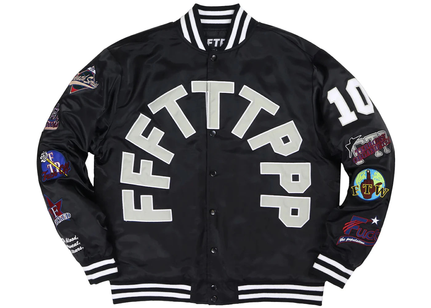 FTP League Varsity Jacket Black