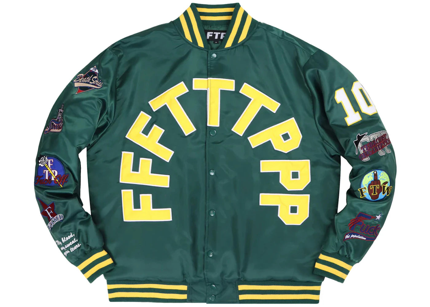 FTP League Varsity Jacket Green