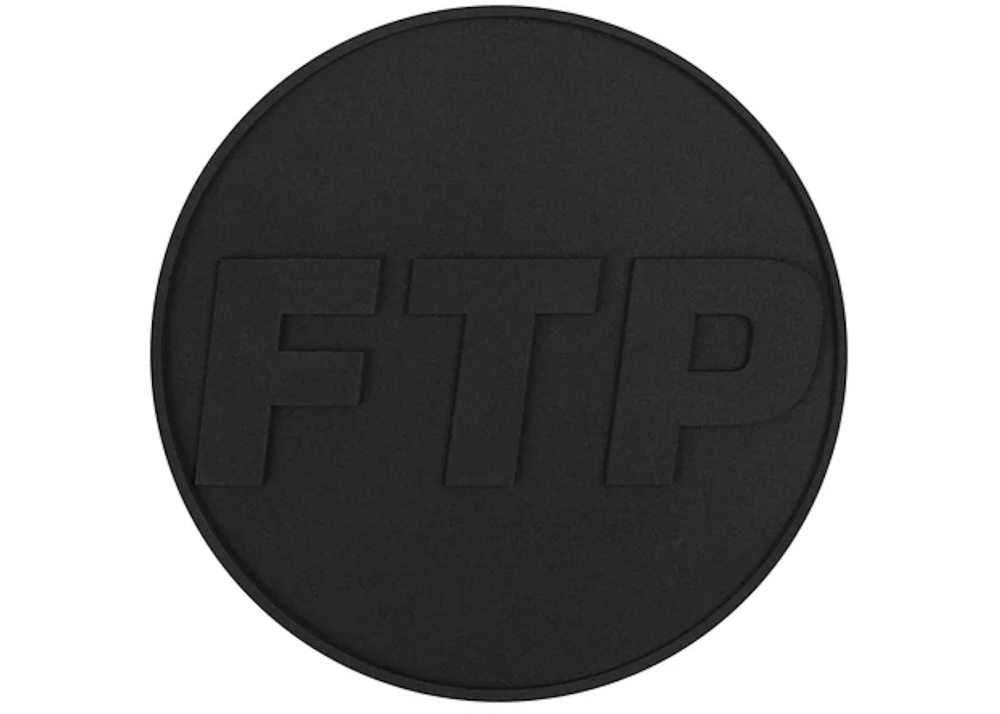 FTP Logo Coasters Black