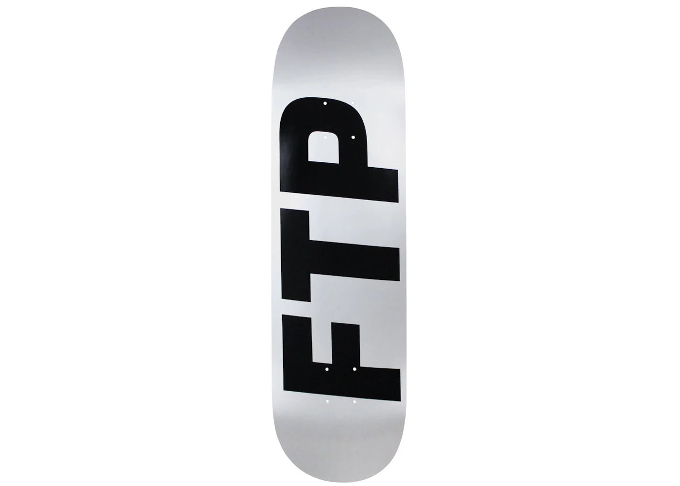 FTP Logo Skateboard Deck Silver