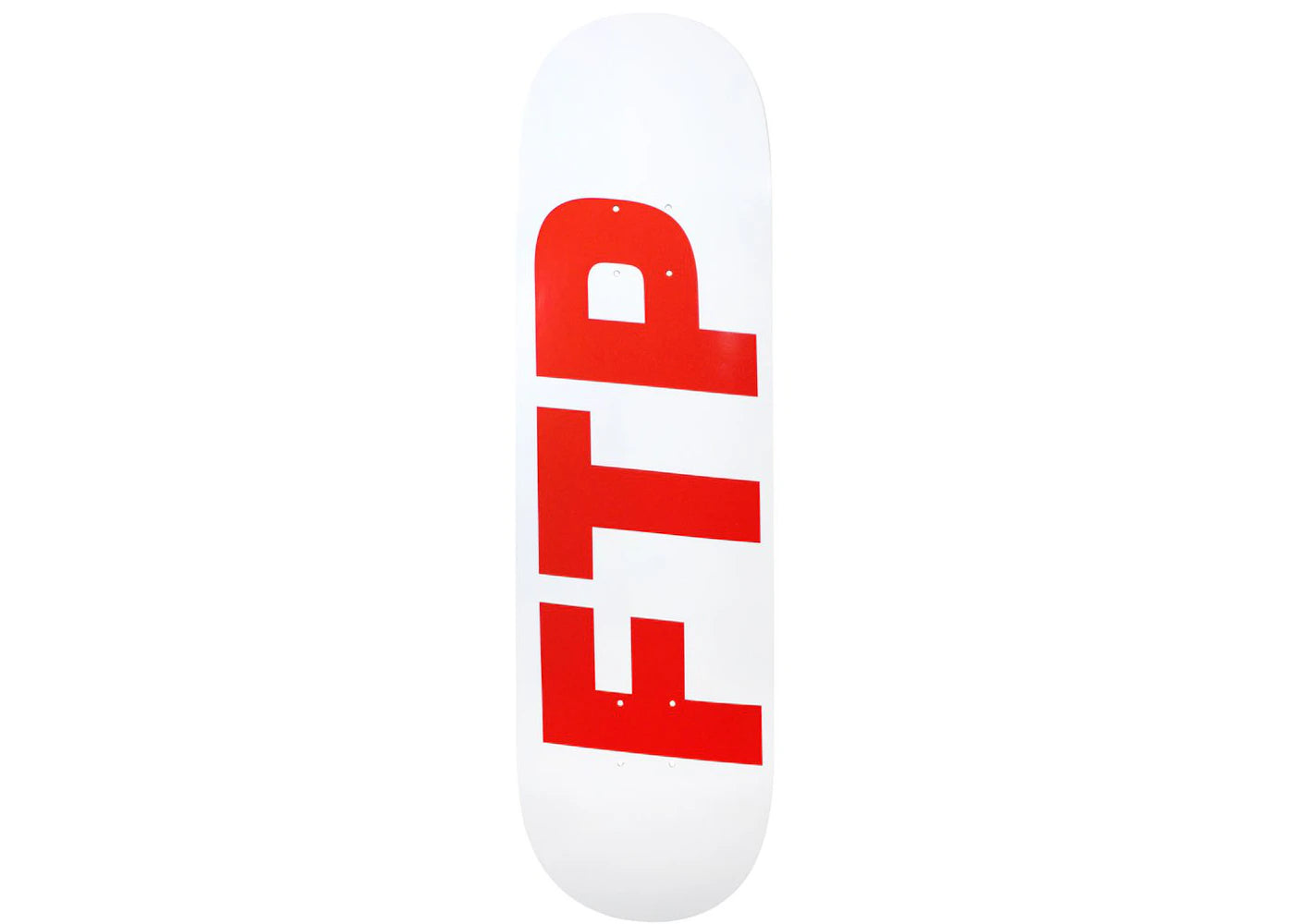 FTP Logo Skateboard Deck White