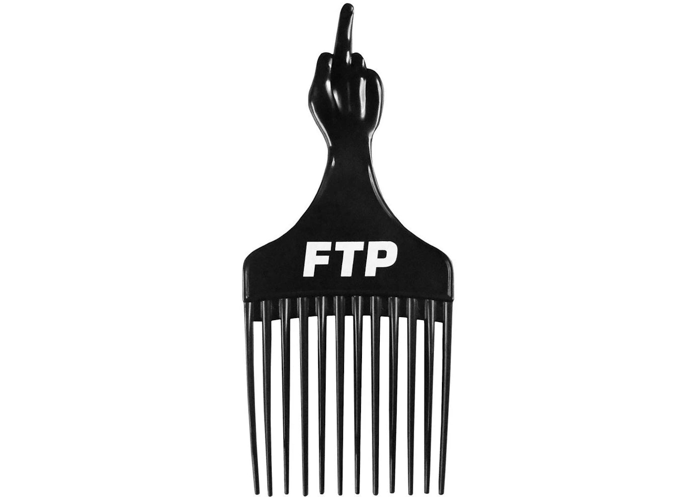 FTP Logo Hair Pick Black