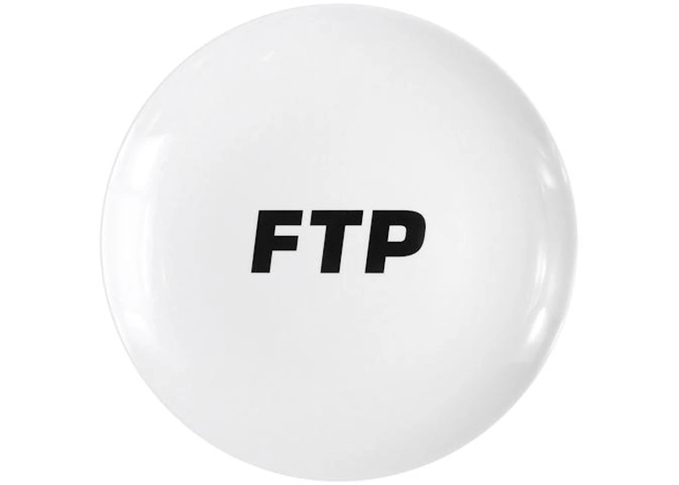 FTP Logo Plate White