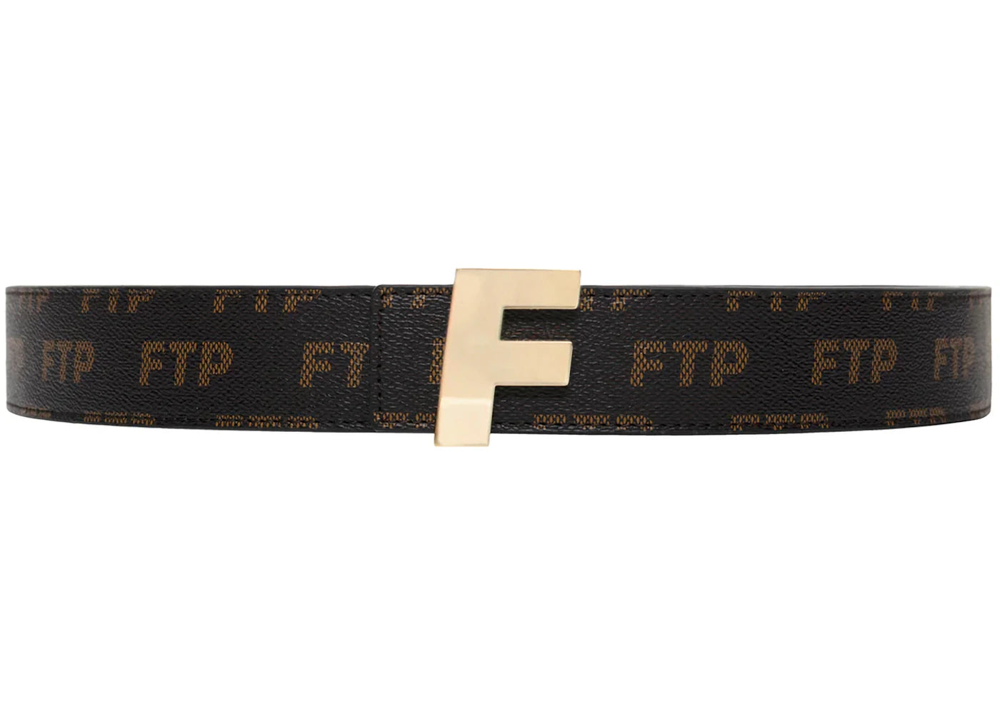 FTP Logo Repete Belt Brown