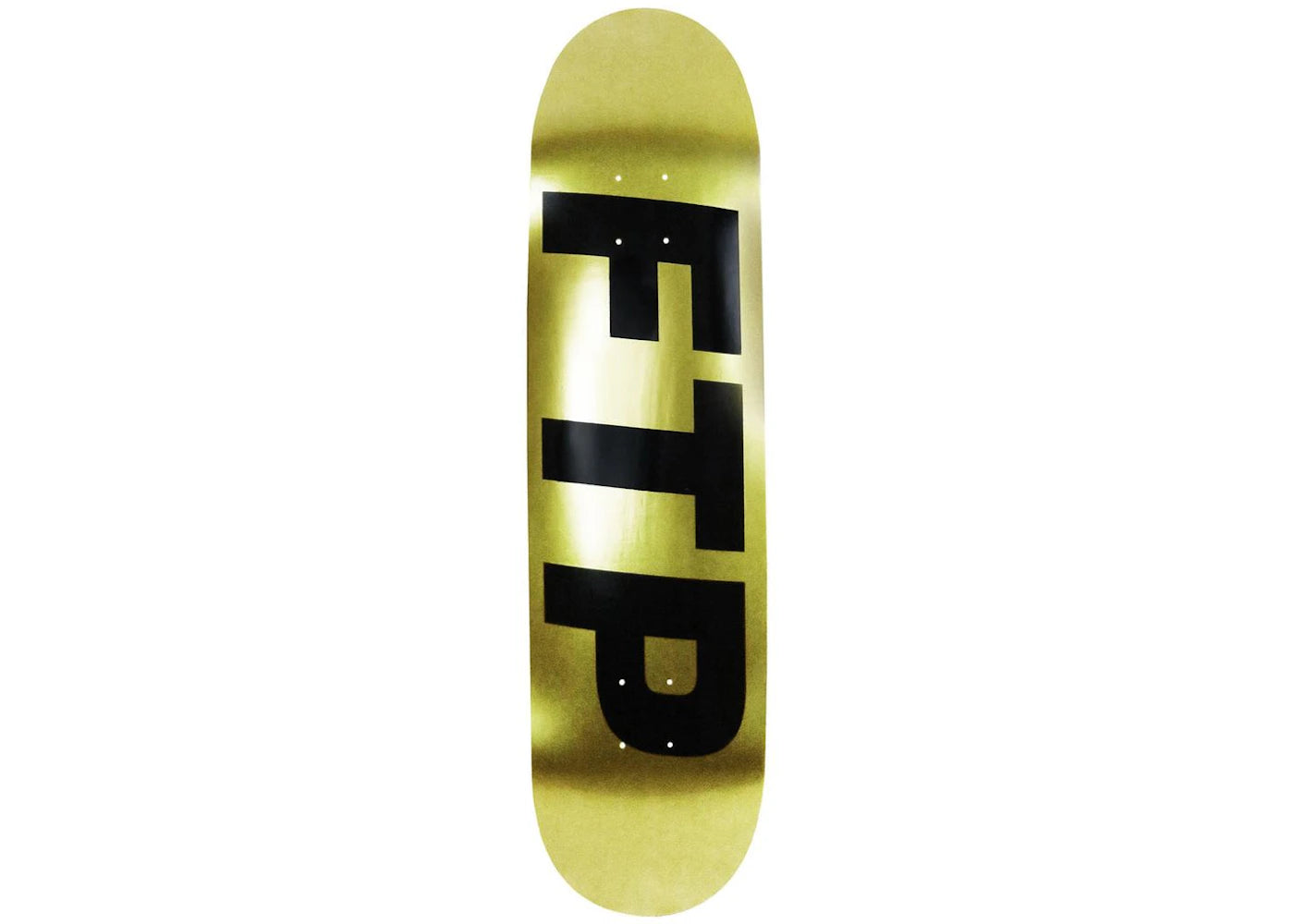 FTP Logo Skateboard Deck Gold