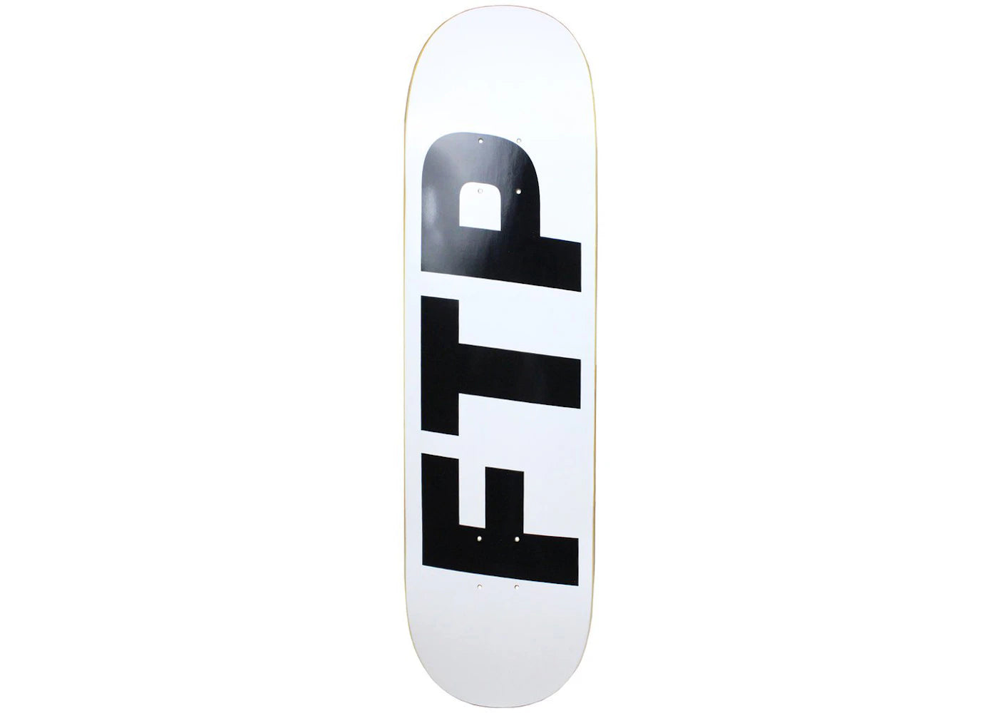 FTP Logo Skateboard Deck White/Black