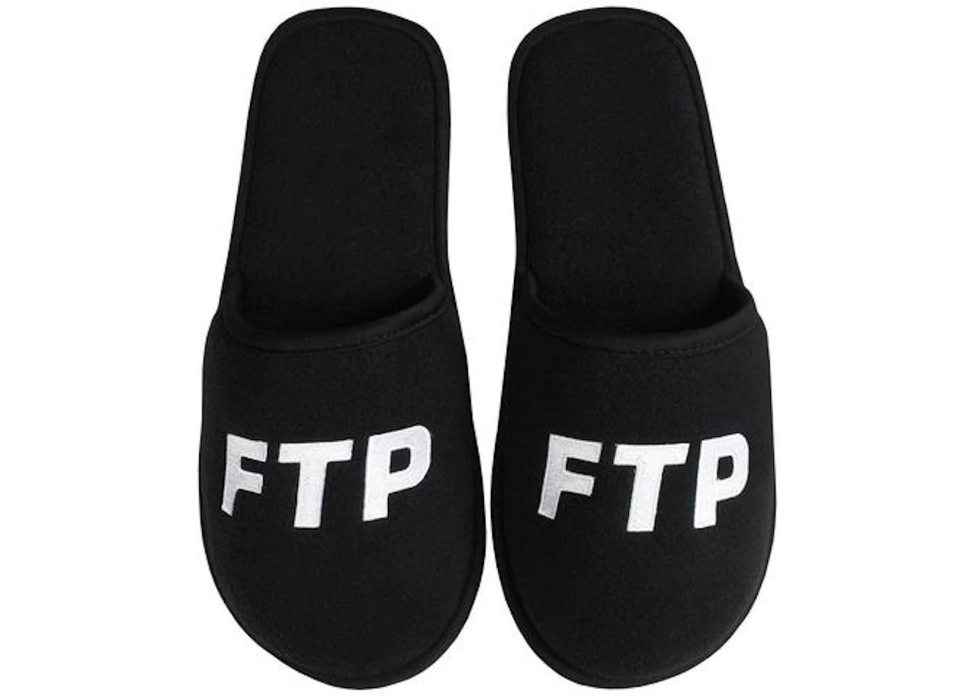 FTP Logo Slippers Black