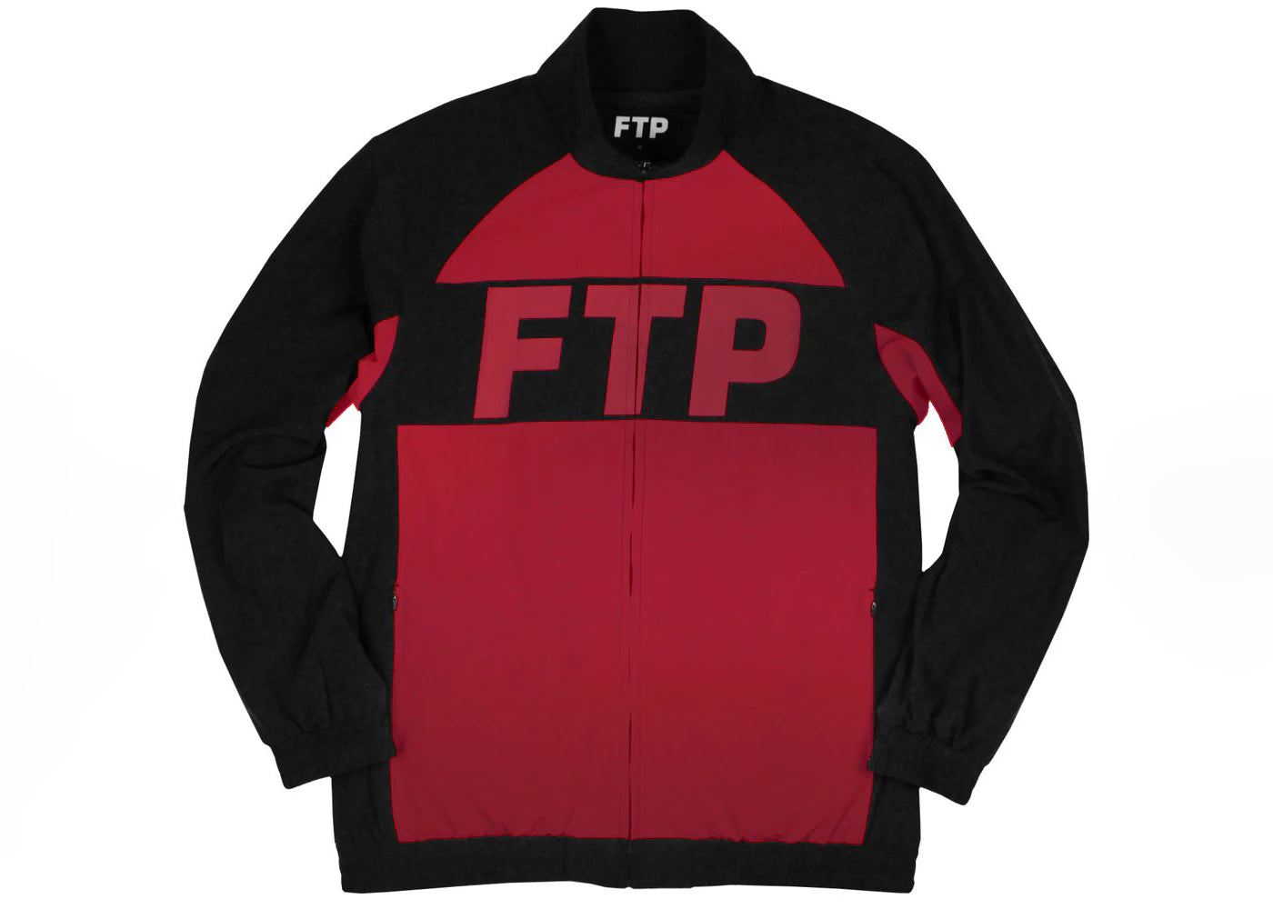 FTP Logo Track Jacket Burgundy