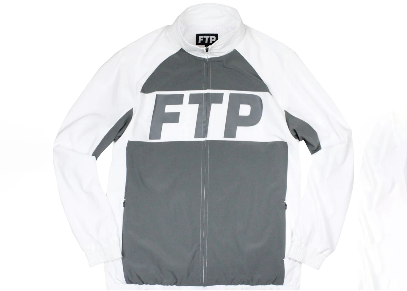 FTP Logo Track Jacket Grey