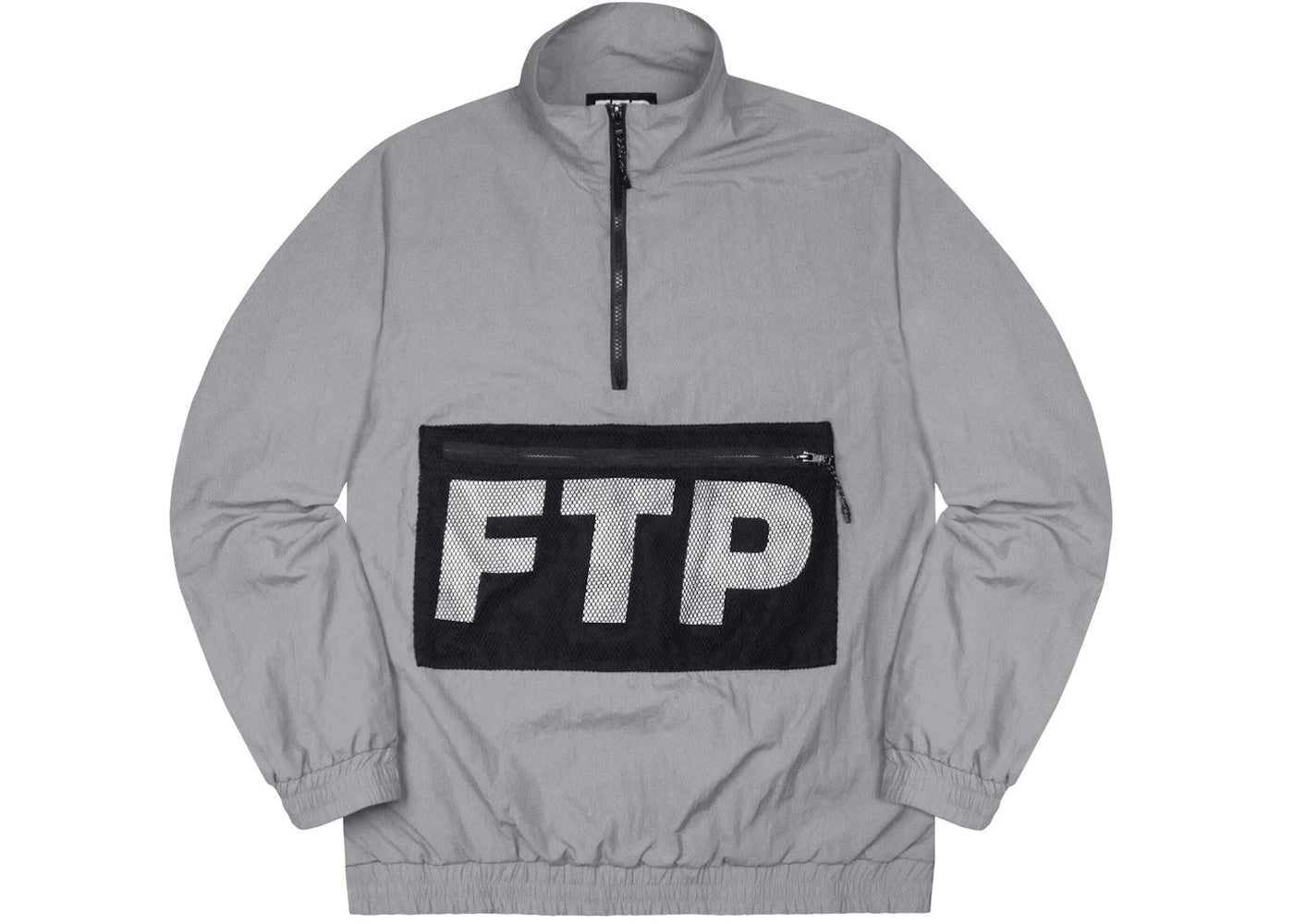 FTP Mesh Pocket Half Zip Gray