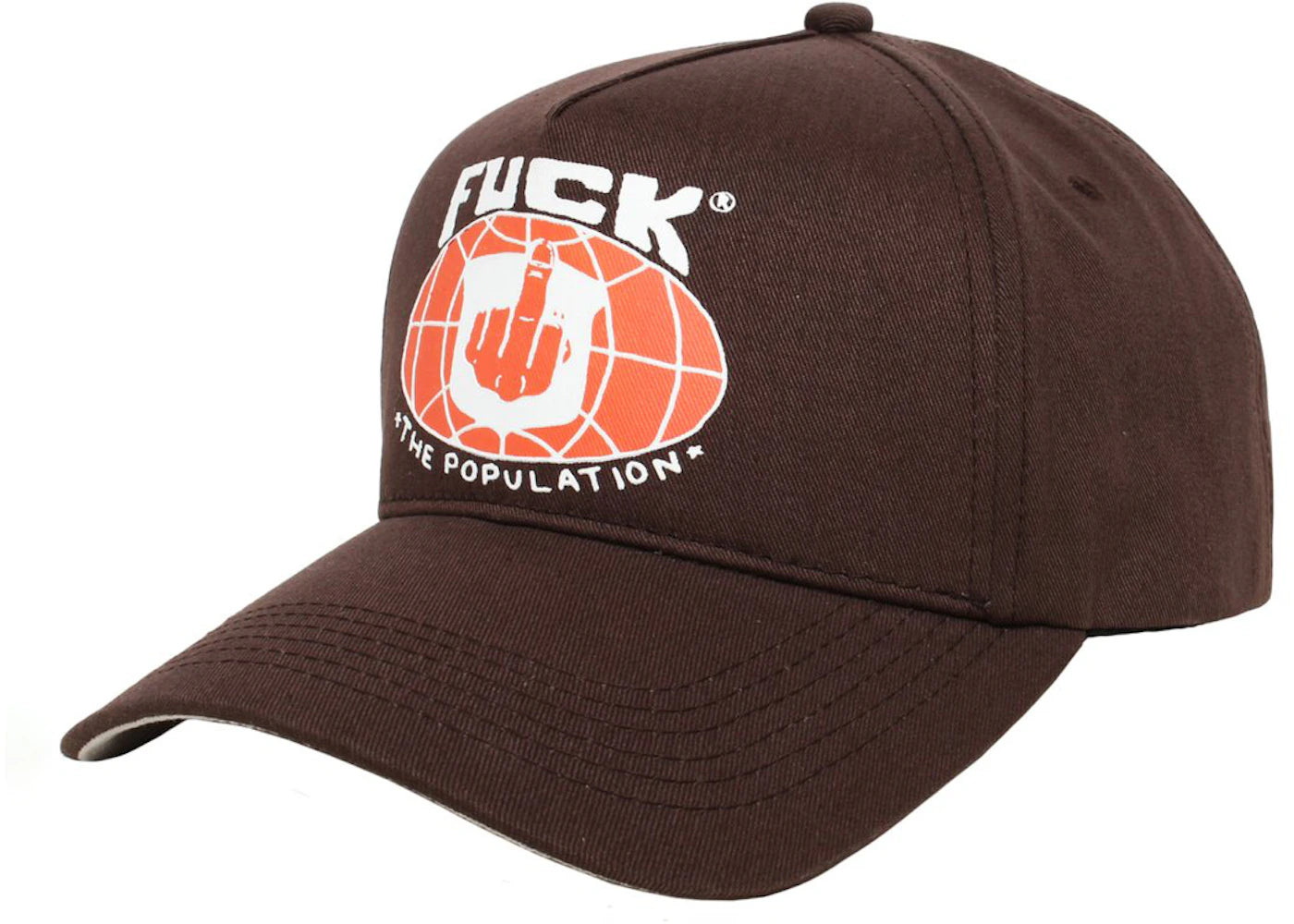 FTP Middle Finger 5-Panel Brown