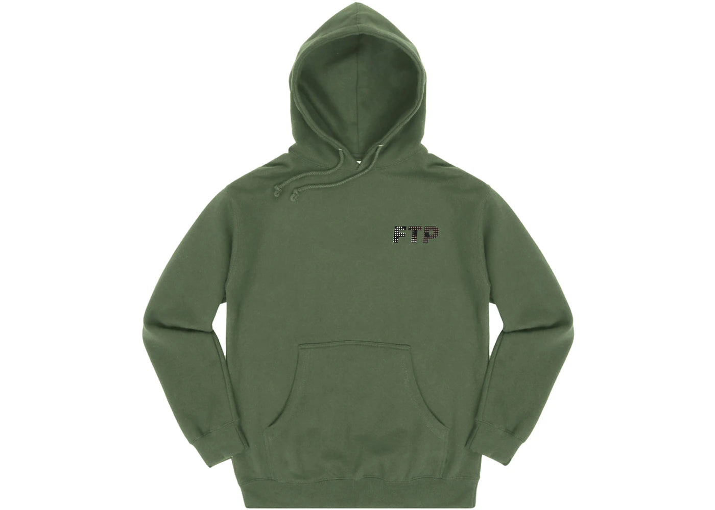 FTP Night Camo Logo Pullover Olive