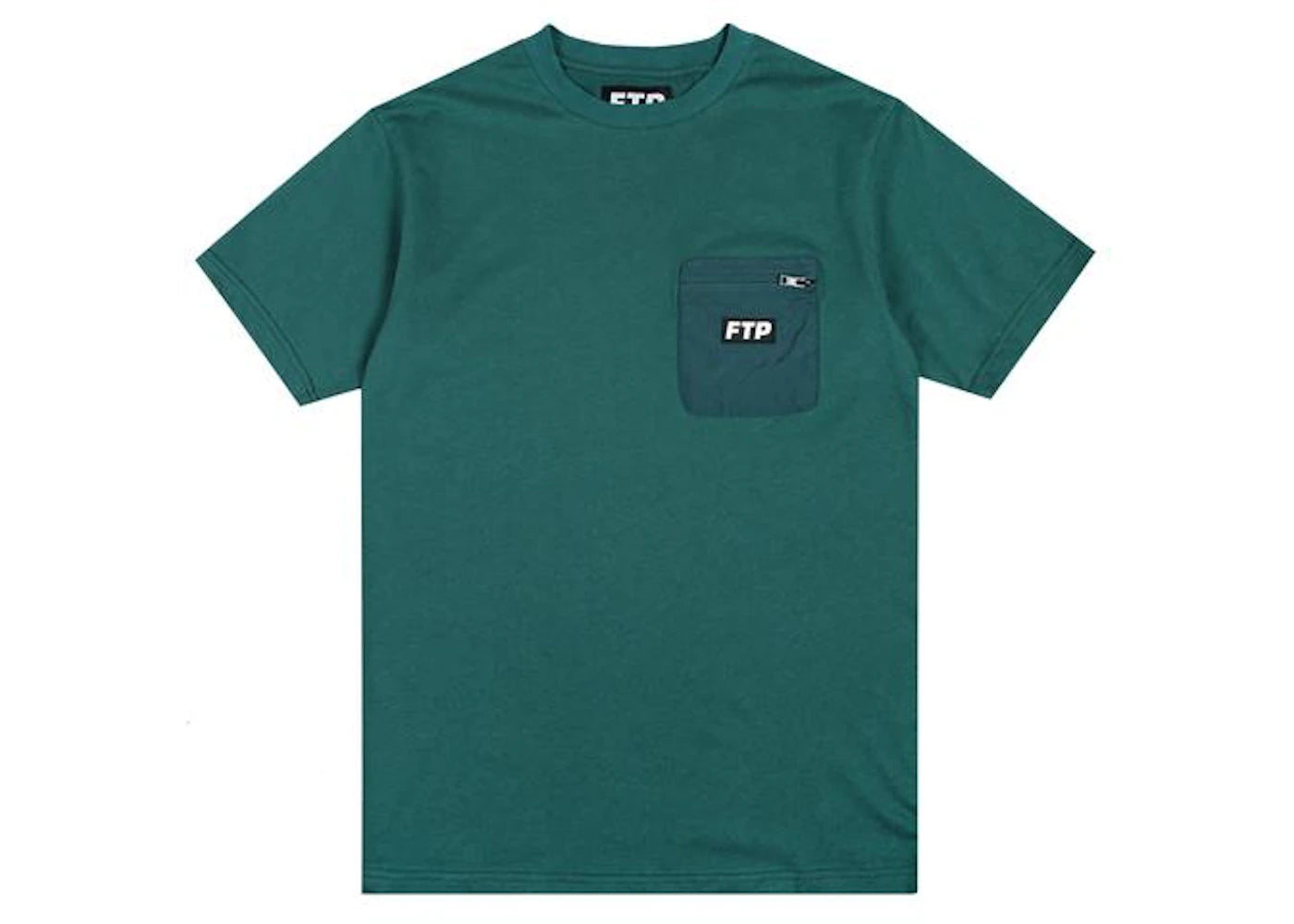 FTP Nylon Pocket Tee Green