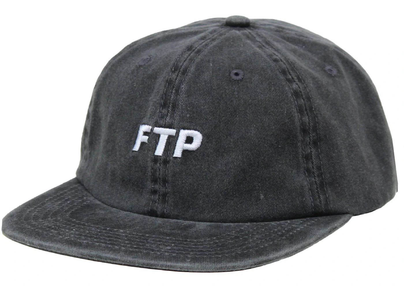 FTP Overdyed Logo 6-Panel Black