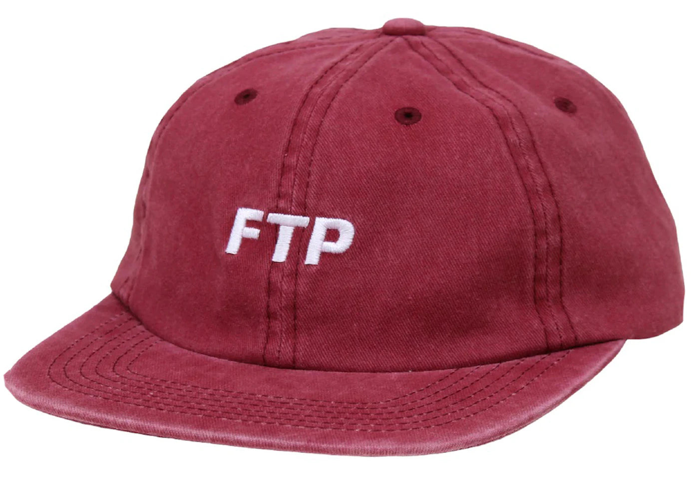 FTP Overdyed Logo 6-Panel Burgundy