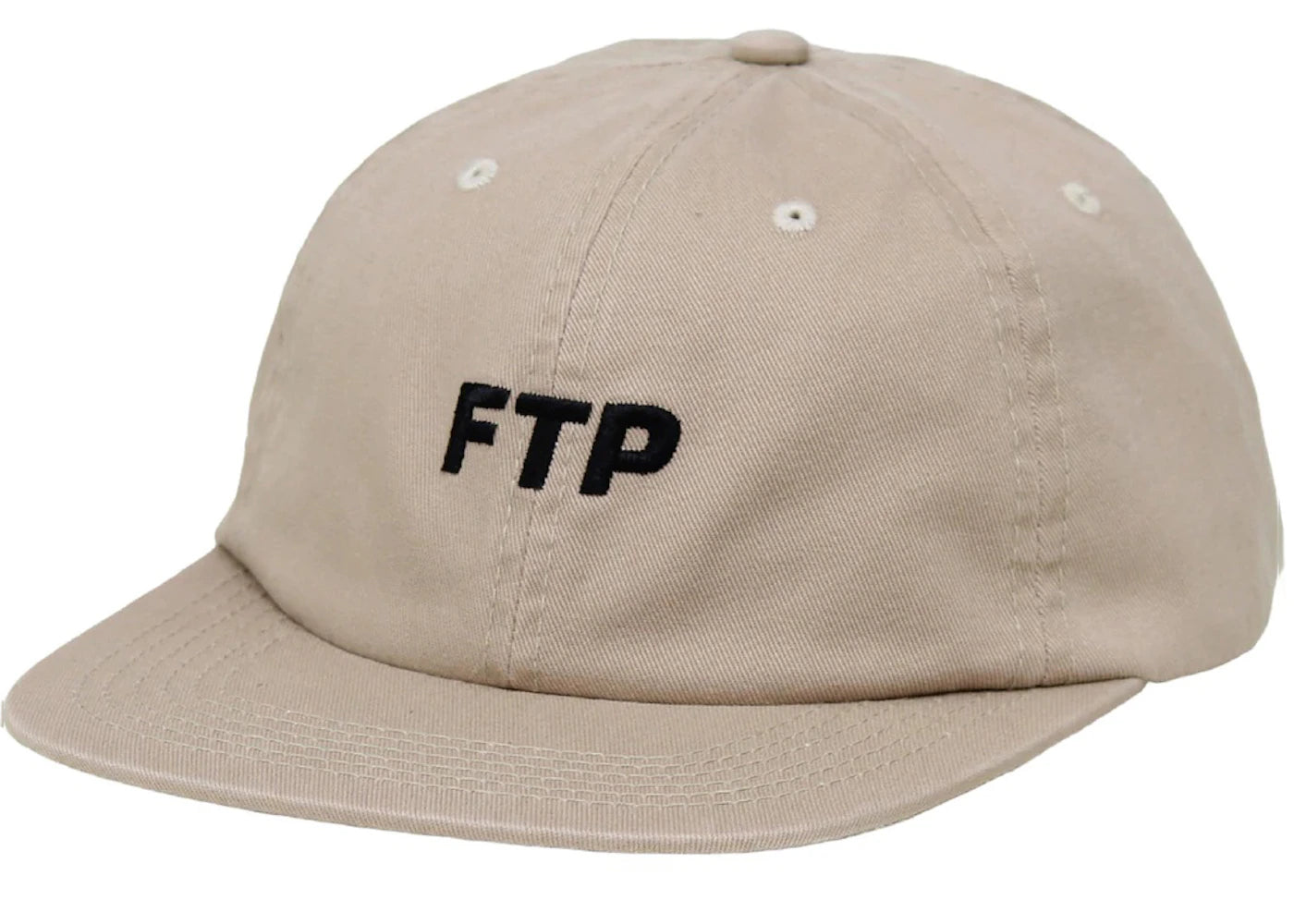 FTP Overdyed Logo 6-Panel Khaki