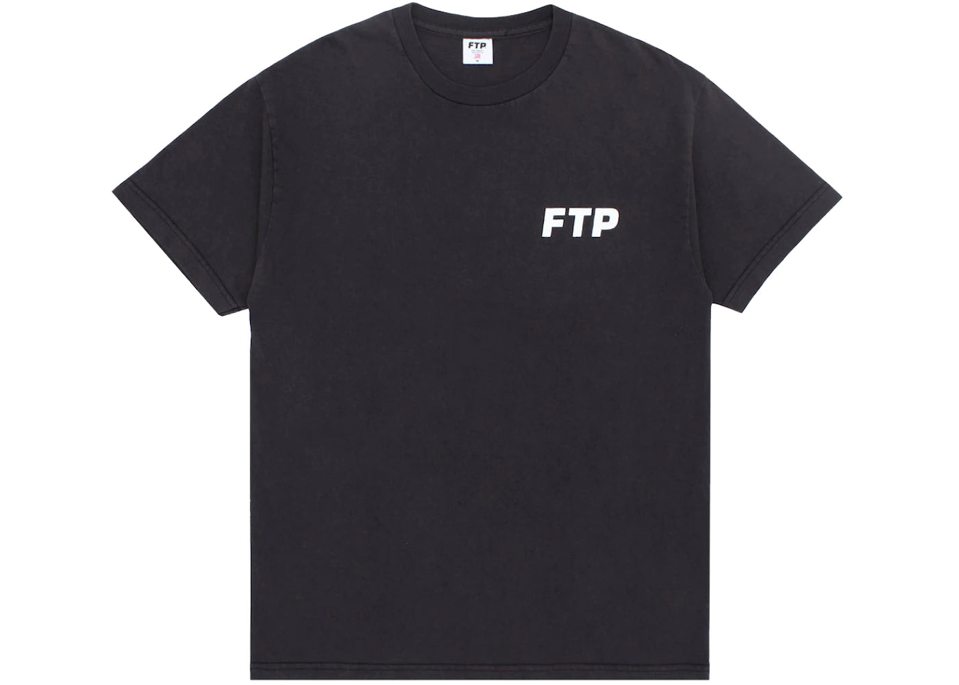 FTP Overdyed Logo Tee Black