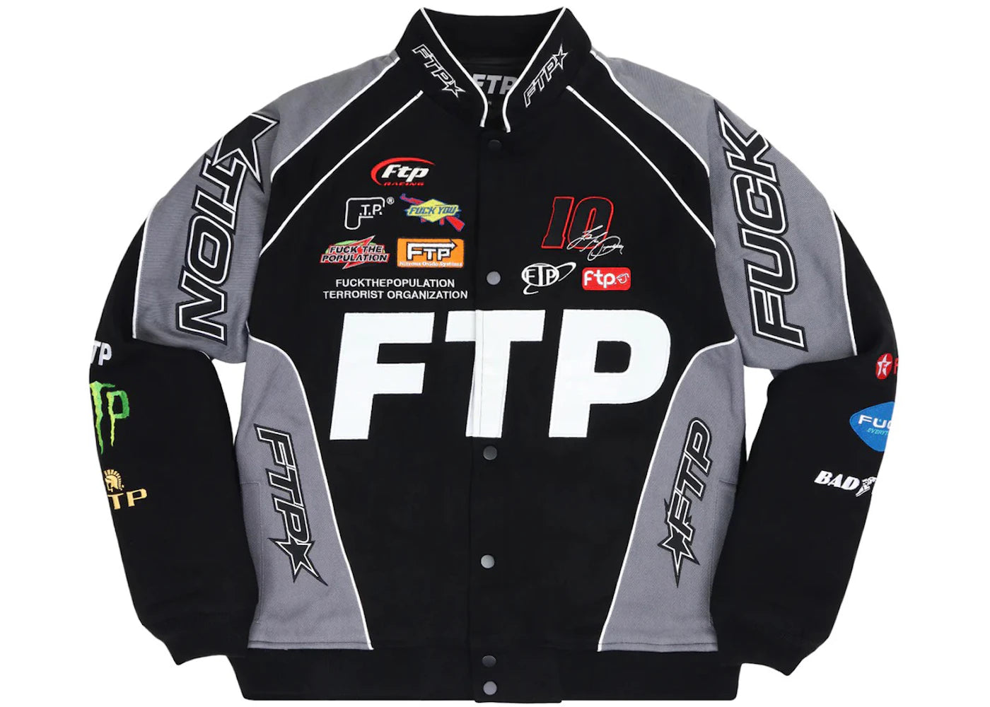 FTP Pitcrew Jacket Black