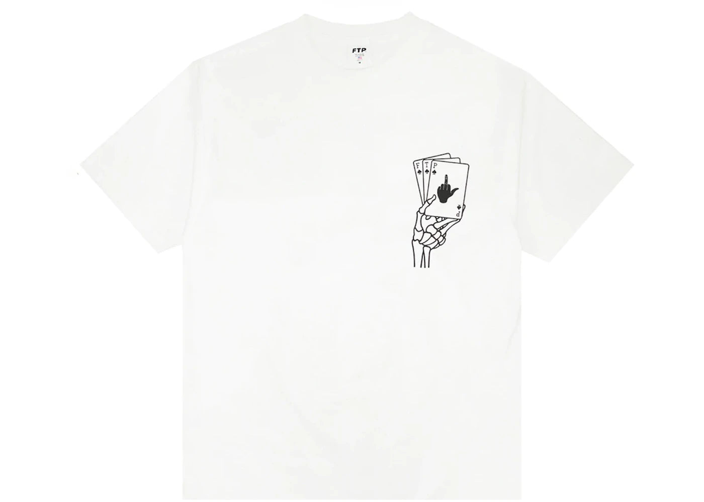 FTP Poker Tee White