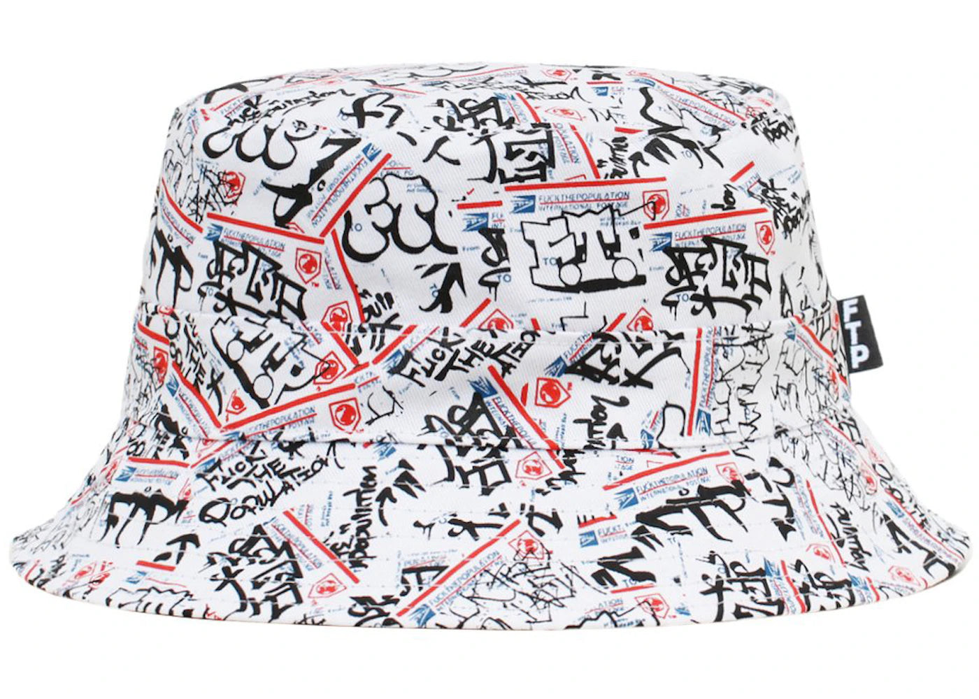 FTP Postal Reversible Bucket Hat White