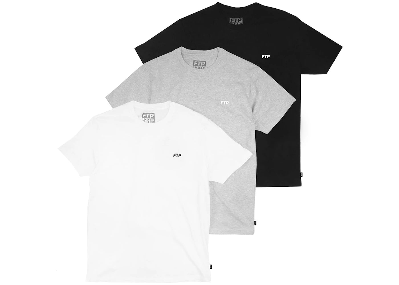 FTP Pro Club Tee (3 Pack) Multicolor