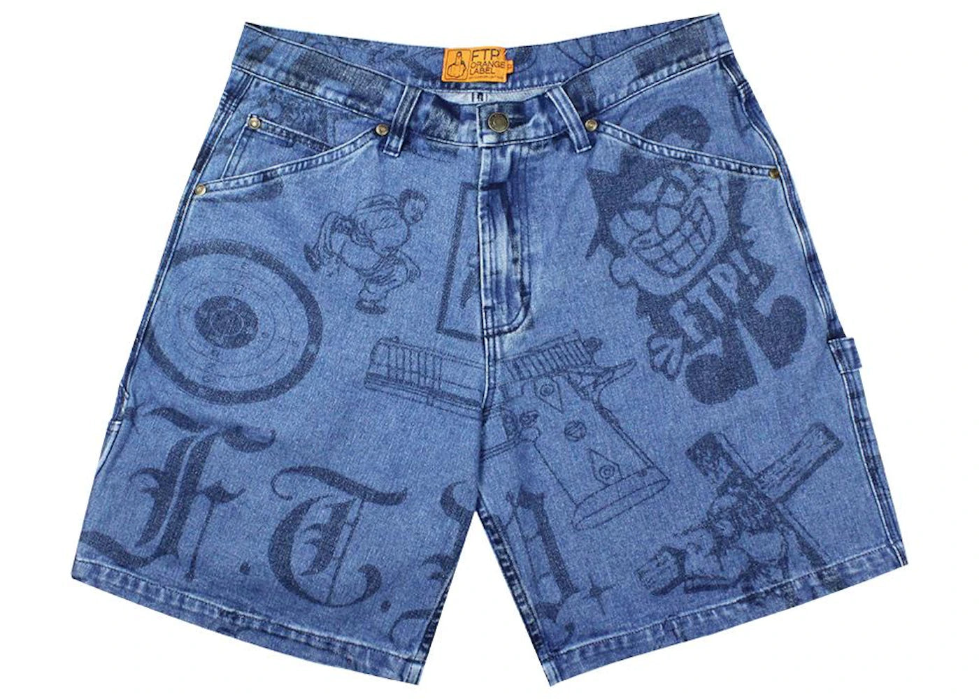 FTP Psycho Denim Short Indigo