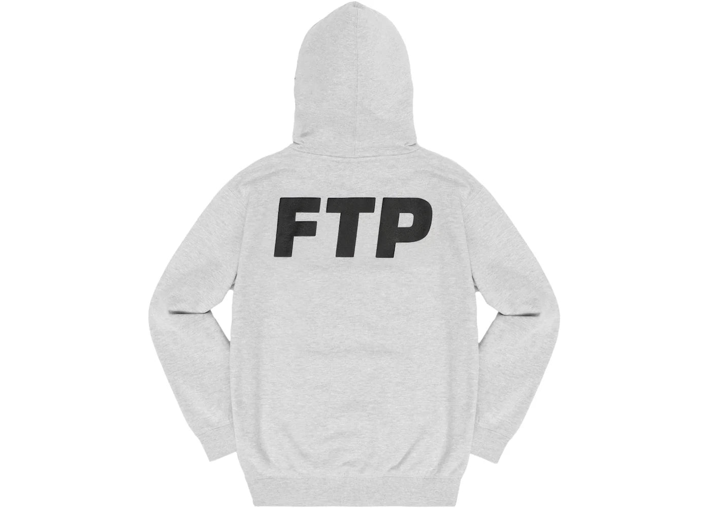 FTP Puff Print Logo Pullover Heather Grey