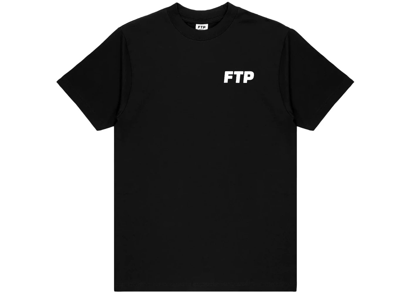 FTP Puff Print Logo Tee Black