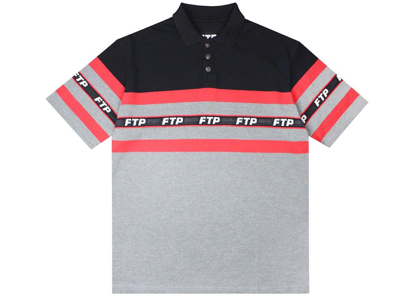 FTP Repeat Polo Black