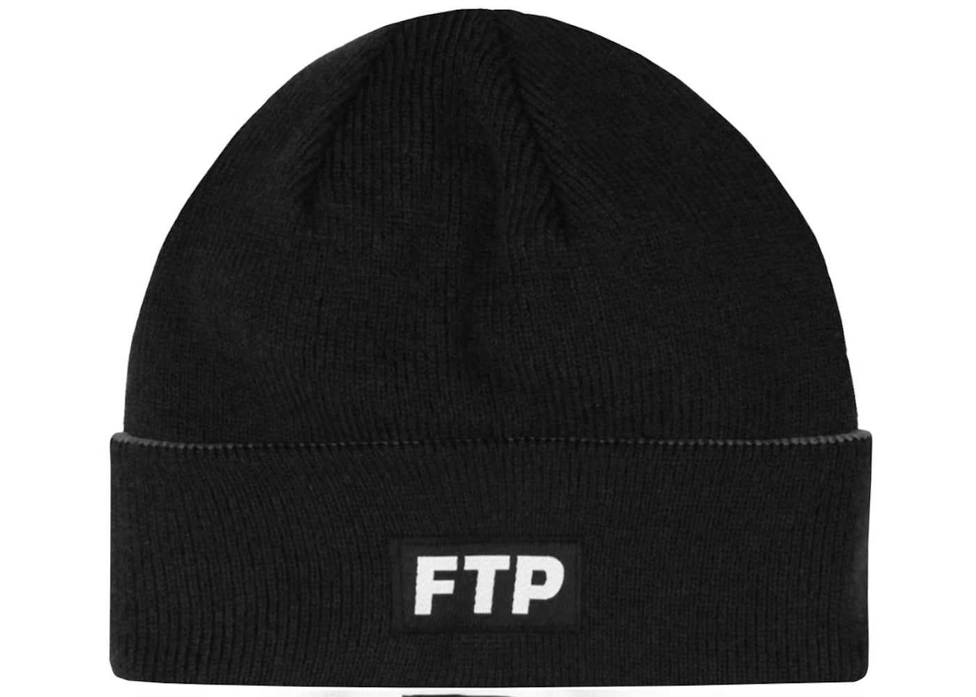 FTP Reversible Logo Beanie Black/Gray