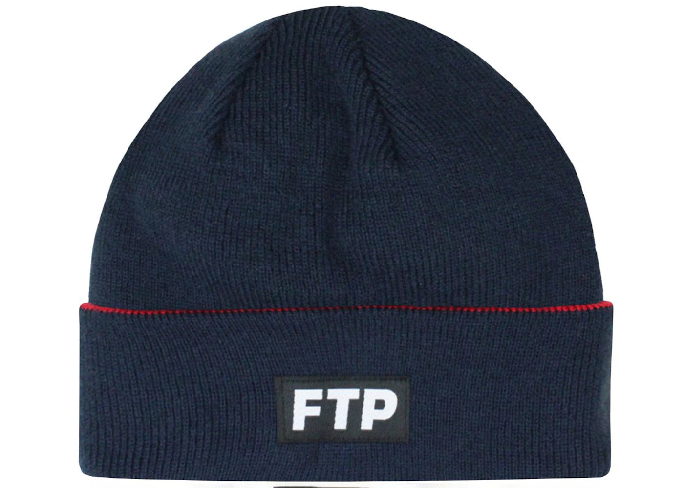 FTP Reversible Logo Beanie Navy/Red