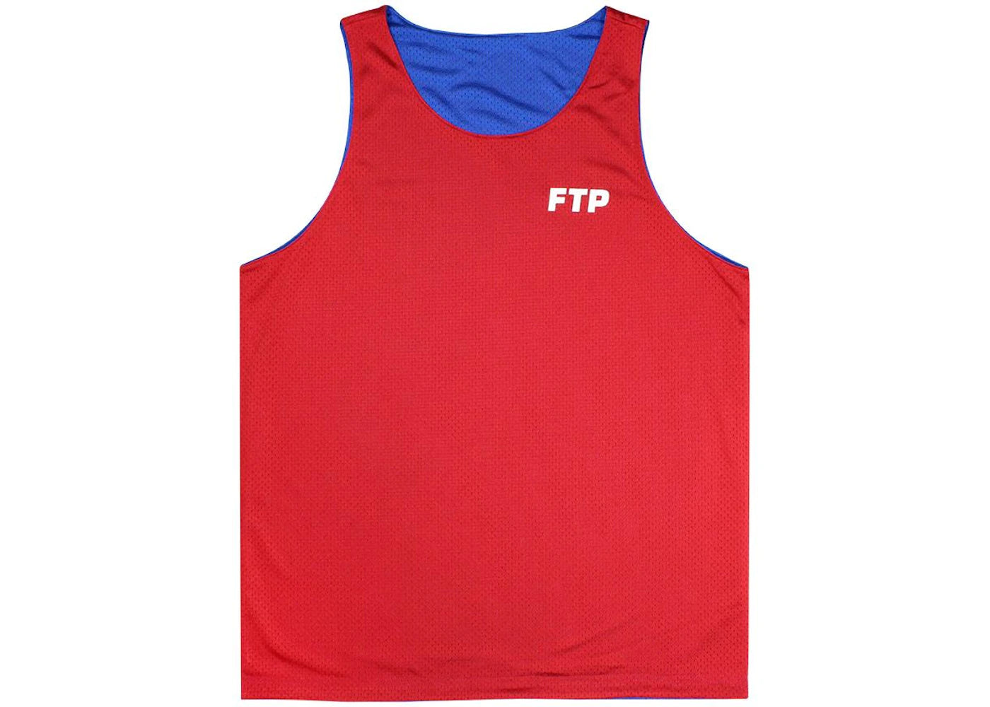 FTP Reversible Mesh Basketball Jersey Red/Blue