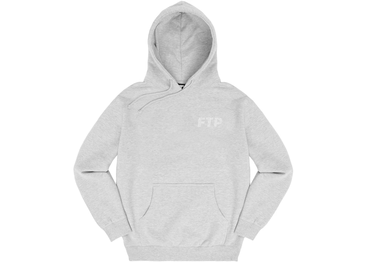 FTP Rhinestone Logo Pullover Heather Grey