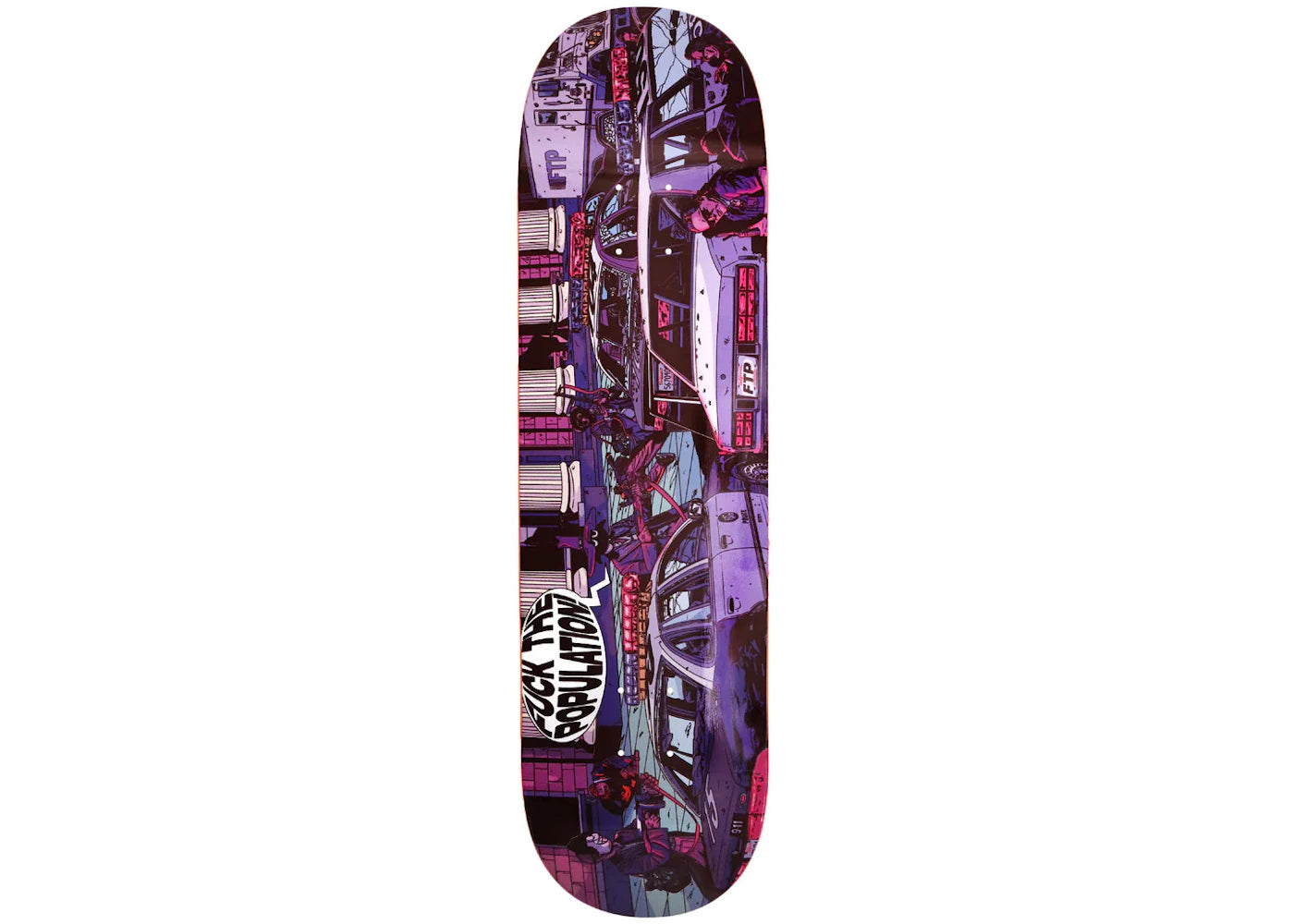 FTP Robbery Skateboard Deck Multicolor