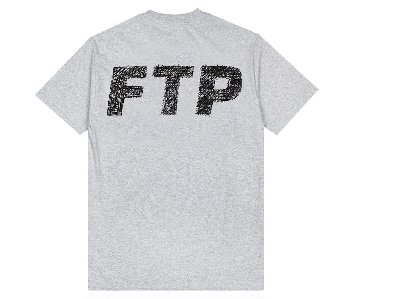 FTP Scribble Logo Tee Heather Grey