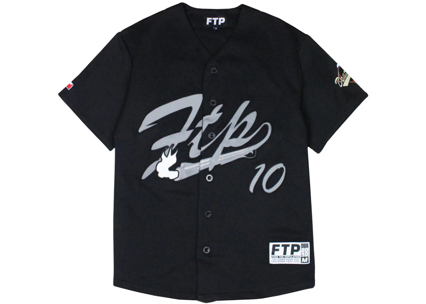 FTP Script Baseball Jersey Black