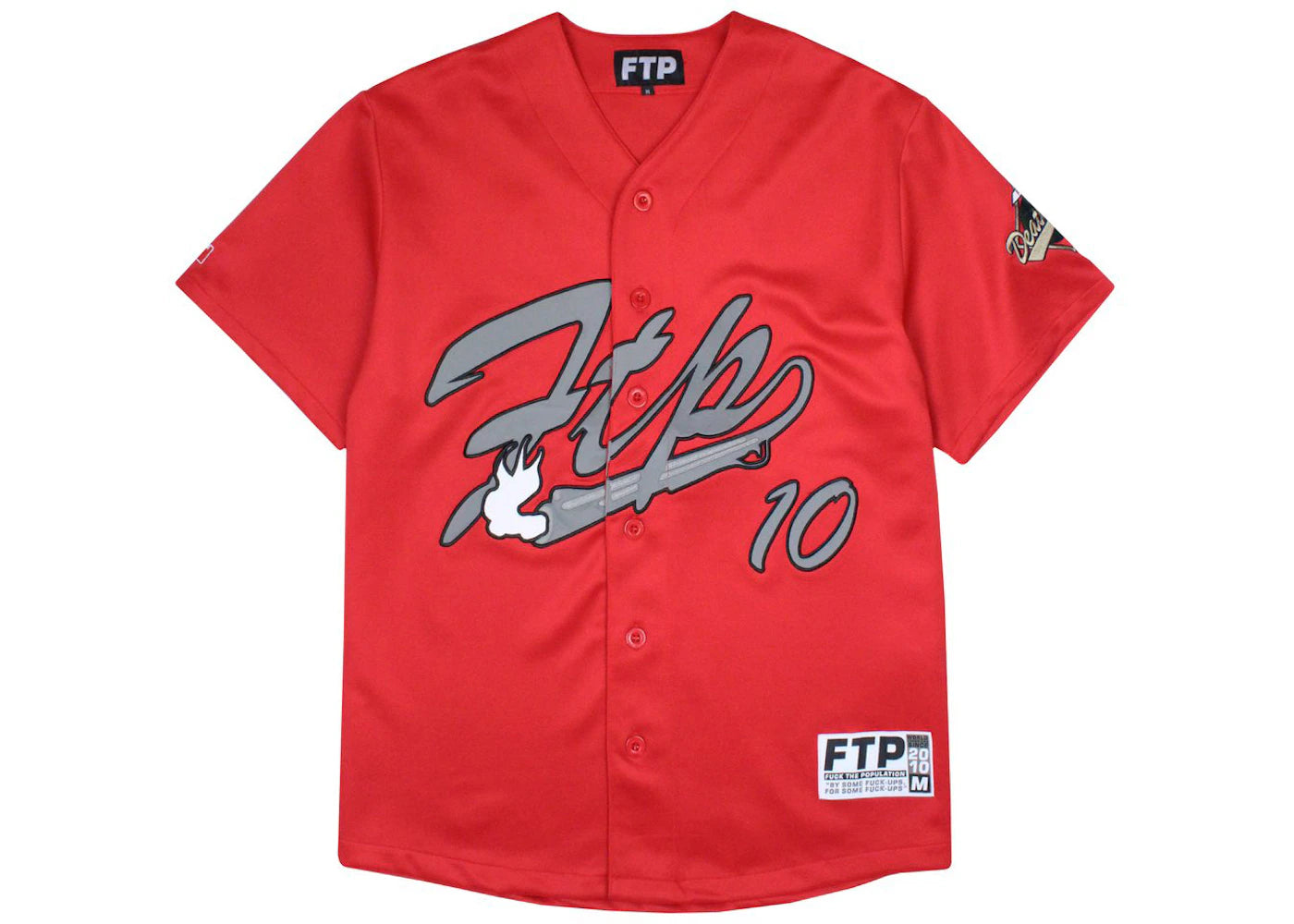 FTP Script Baseball Jersey Red