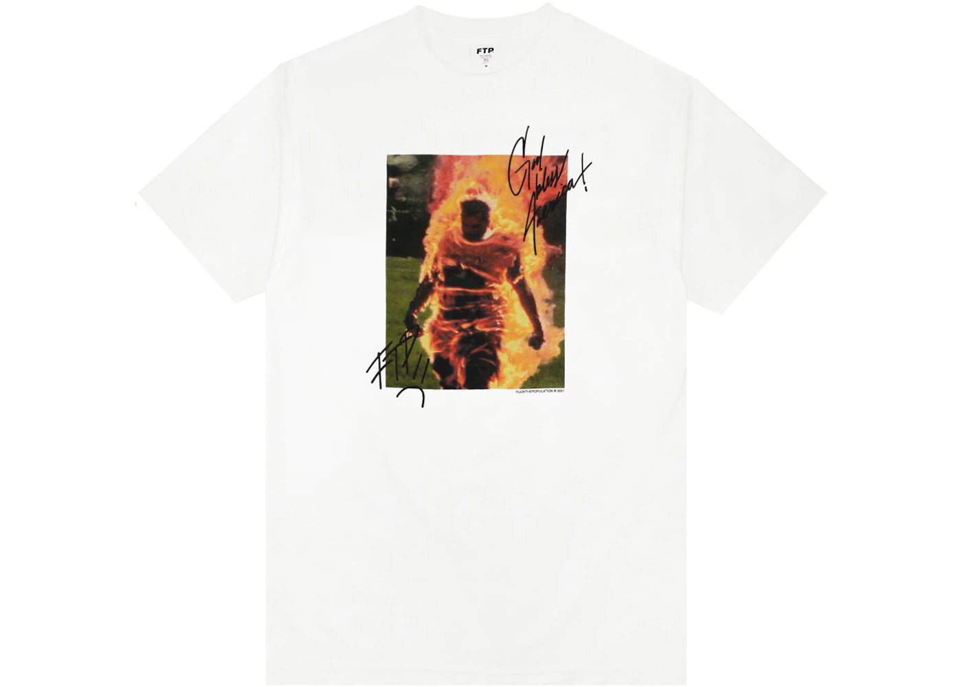 FTP Self-Immolation Tee White