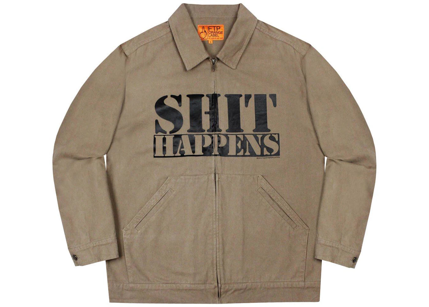 FTP Shit Happens Jacket Tan